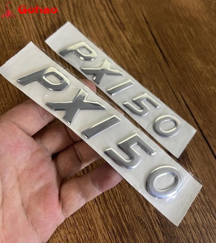 Silver side fairing badge - 8x,
